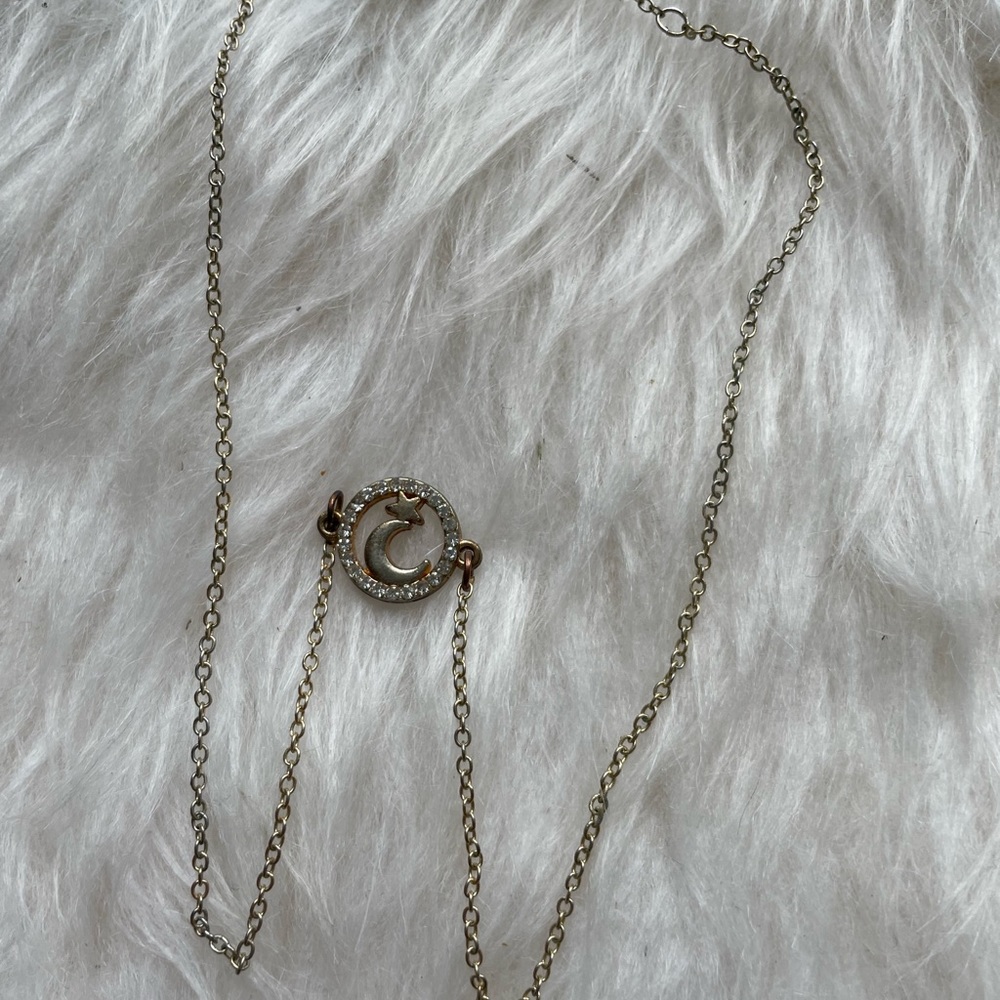 Star & Moon Golden Choker